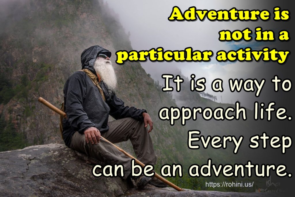 sadhguru quotes life adventure
