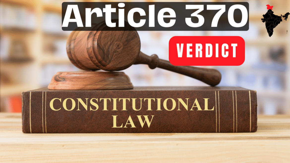 Article 370 Verdict