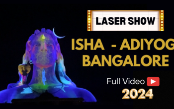 Isha Bangalore 2024 Laser show