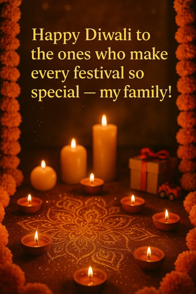 Diwali Wishes for family 2025