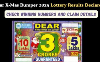 Dear X-Mas Bumper 2025 Lottery results declared