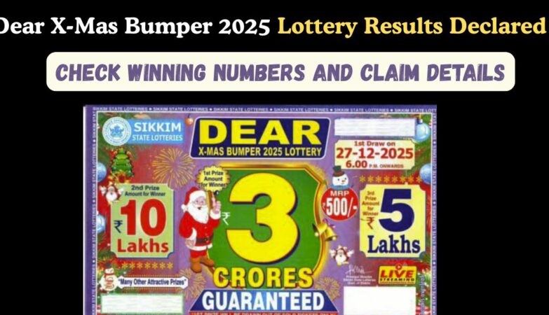 Dear X-Mas Bumper 2025 Lottery results declared