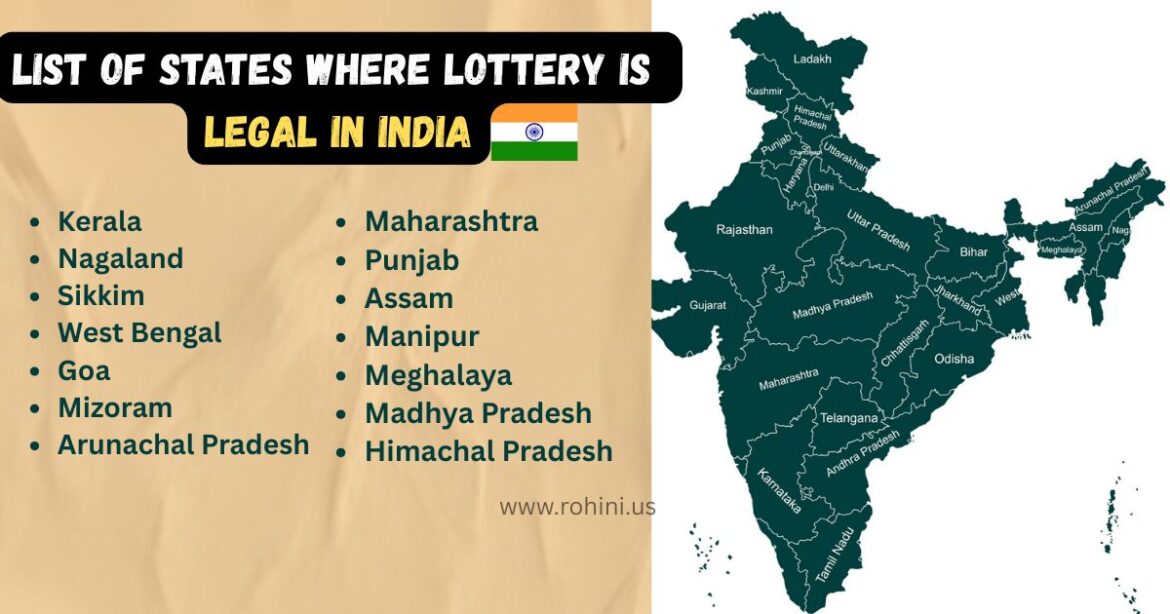 List of States in India Where Lotteries Are Legal: The Official 2025 List
