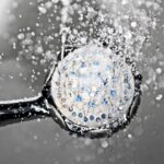 Hard water shower