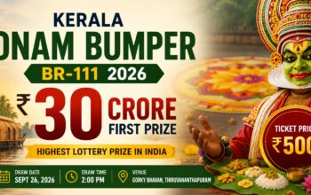 BR 111 Kerala Onam 2026 Bumper lottery details