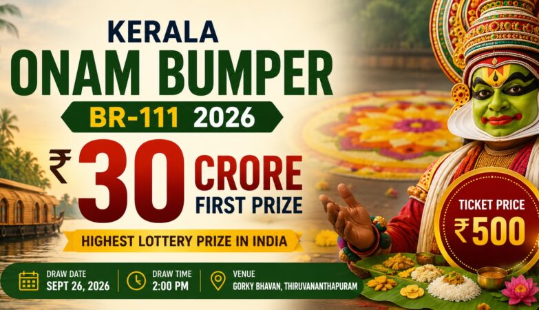 BR 111 Kerala Onam 2026 Bumper lottery details