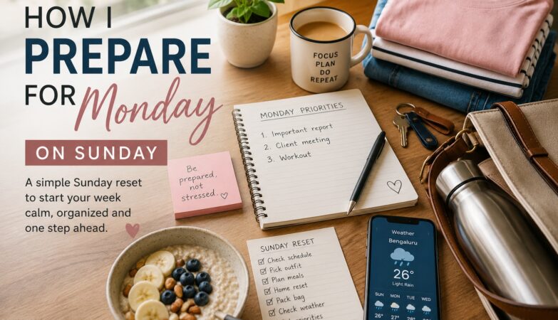 Monday Preparation on Sunday
