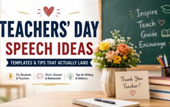 Teachers Day Speech Ideas