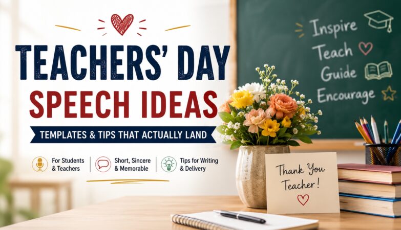Teachers Day Speech Ideas