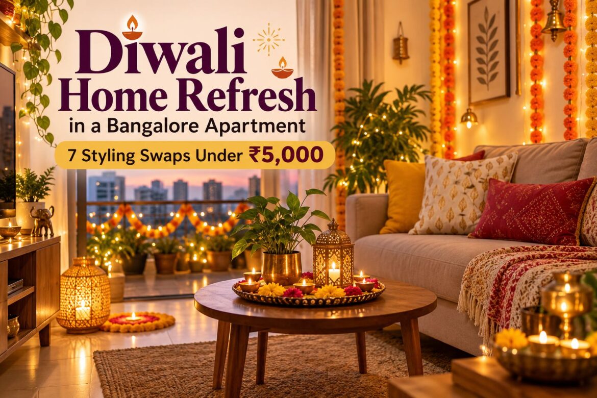 Diwali Home Refresh in a Bangalore Apartment: 7 Styling Swaps Under ₹5,000